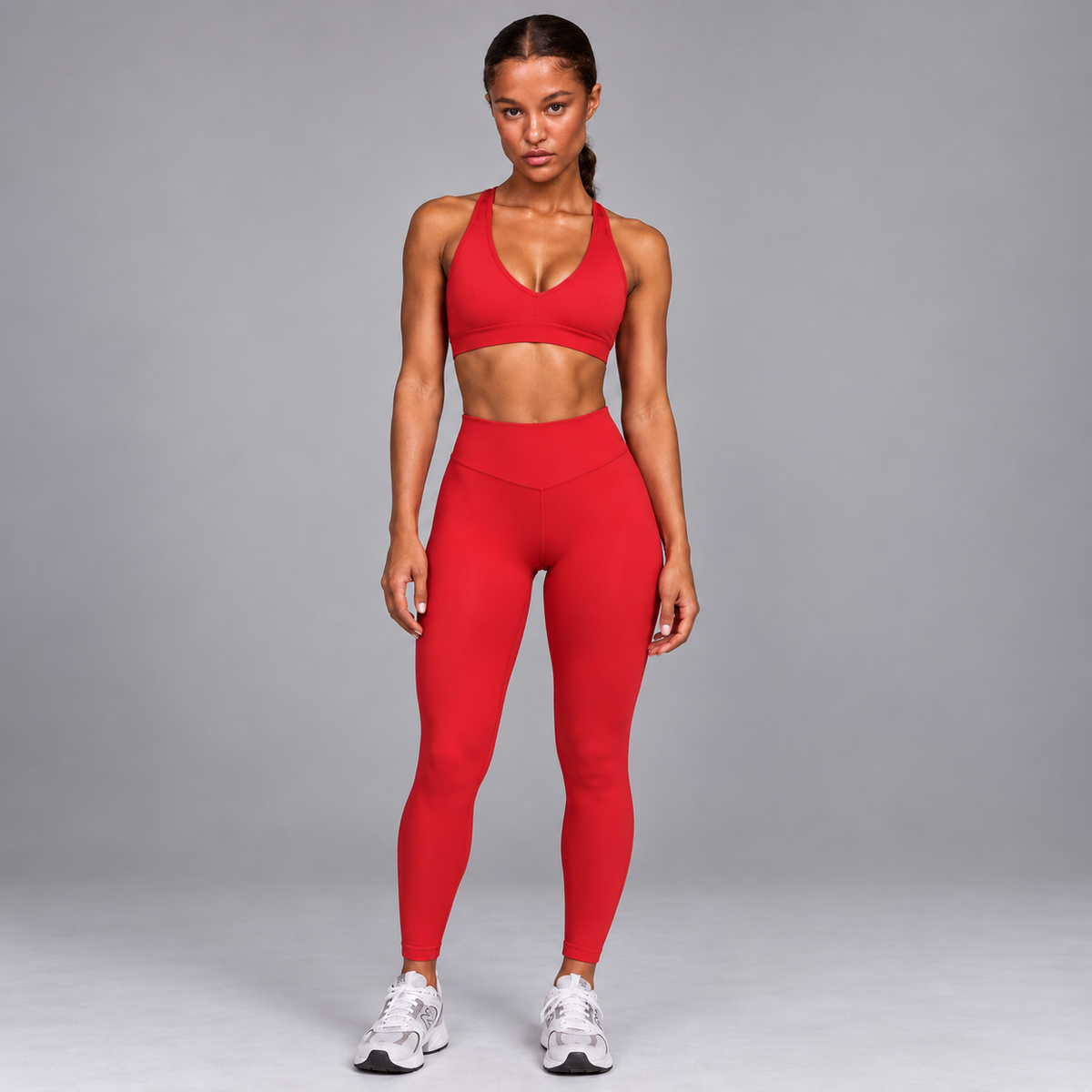 SculptFit™ Leggings – Red