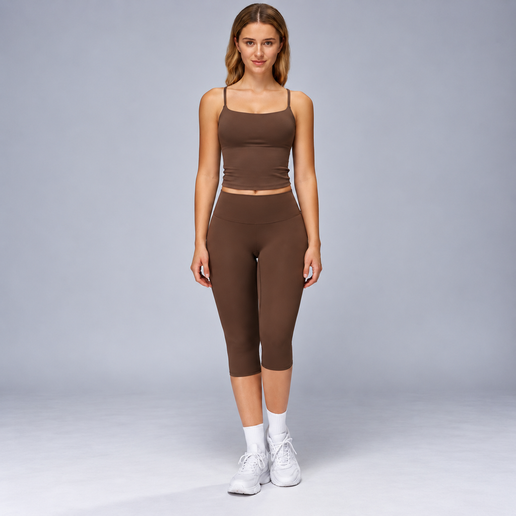 FlexForm Capri Leggings - Brown