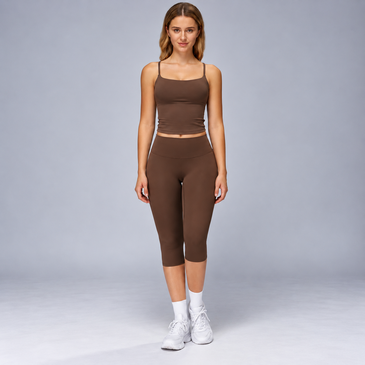 FlexForm Capri Leggings - Brown