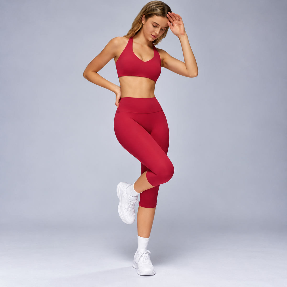 FlexForm Capri Leggings - Gray